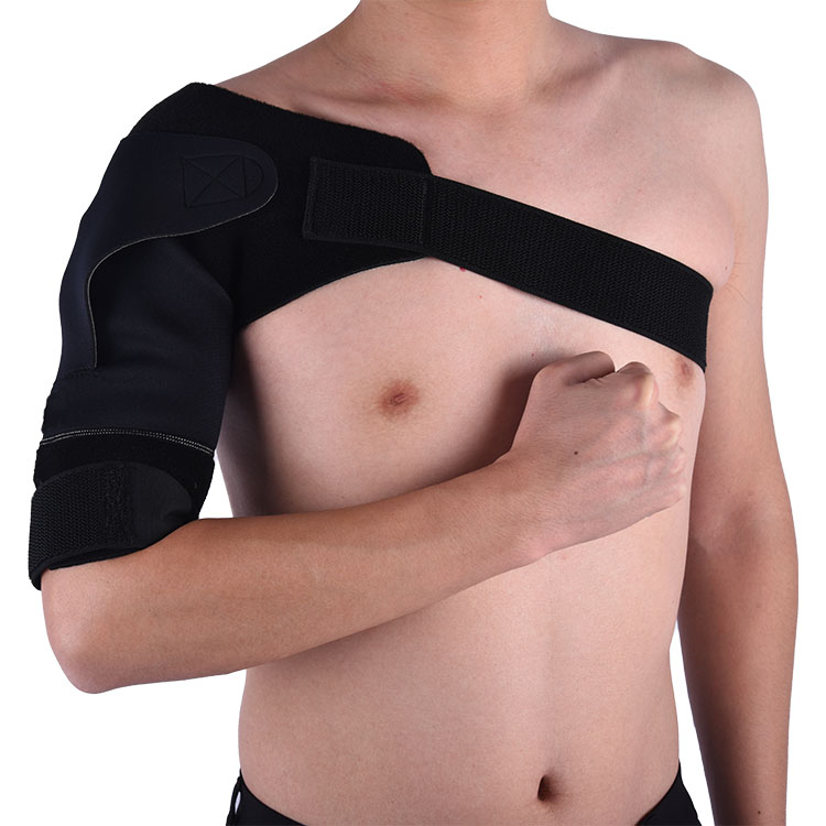 廠家直銷可調節運動護肩肩膀綁帶透氣加壓氯丁橡膠護肩批發