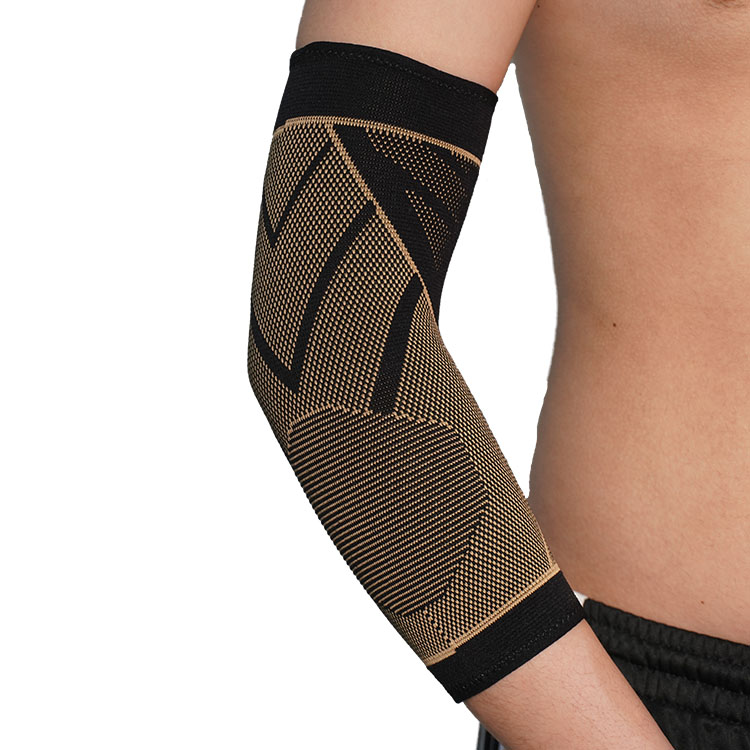 運動護肘定制銅纖維男女跑步籃球防撞防扭傷透氣護手肘